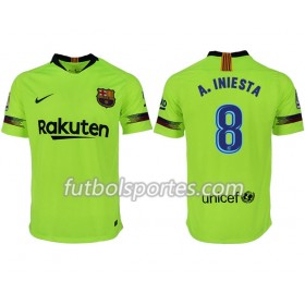 Camisetas FC Barcelona A. INIESTA 8 Segunda Equipacion 2018/2019